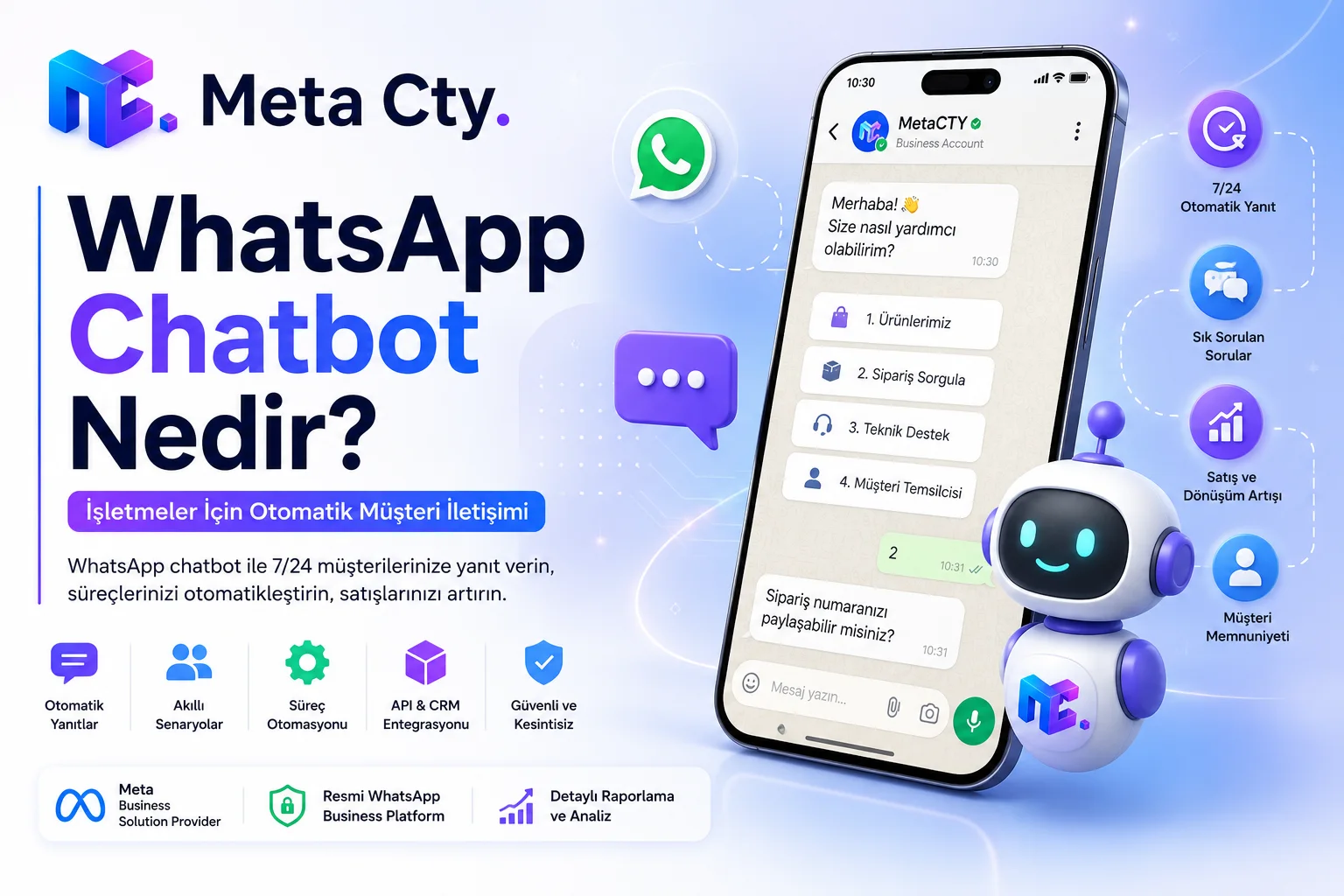 WhatsApp Chatbot Nedir? İşletmelere Sağladığı Avantajlar